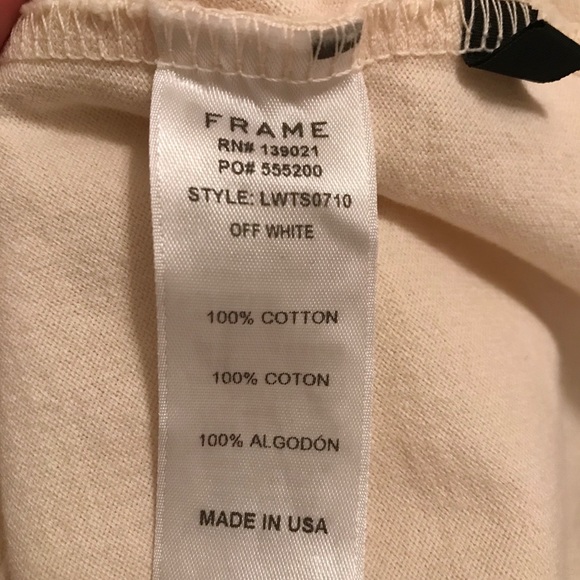 NWT Goop x FRAME S'MORES COTTON TEE - Picture 7 of 7